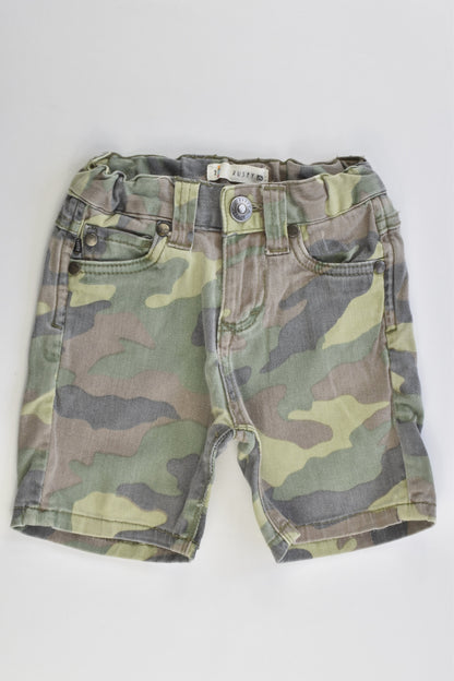 Rusty Size 2 Camouflage Shorts