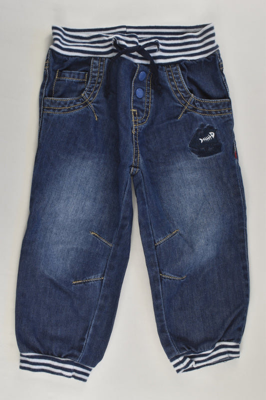 Salt and Pepper Size 1 (86 cm) Lightweight Denim Pants