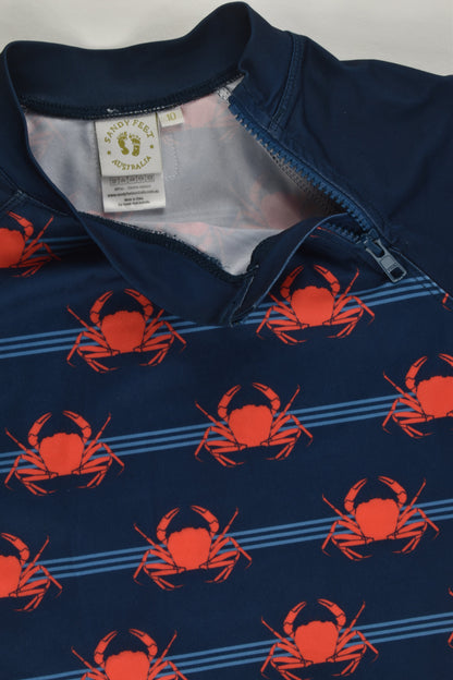 Sandy Feet (AU) Size 10 Crabs Rashie Top and Board Shorts