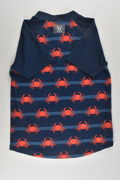 Sandy Feet (AU) Size 10 Crabs Rashie Top and Board Shorts