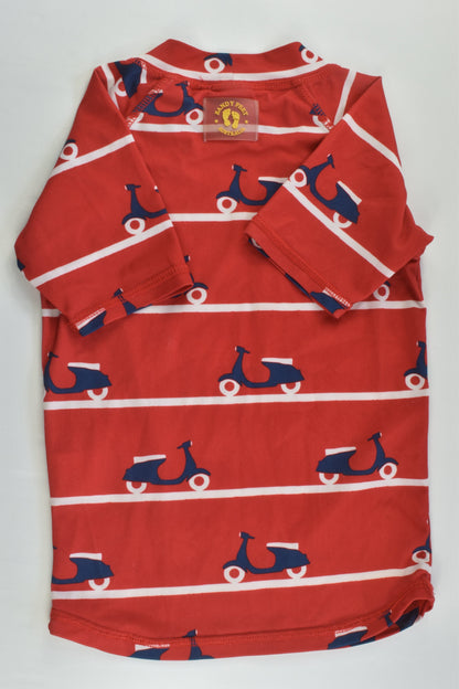 Sandy Feet (AU) Size 3 Vespa Rashie Top
