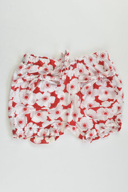 Seed Baby Size 00 (3-6 months) Floral Lightweight Shorts