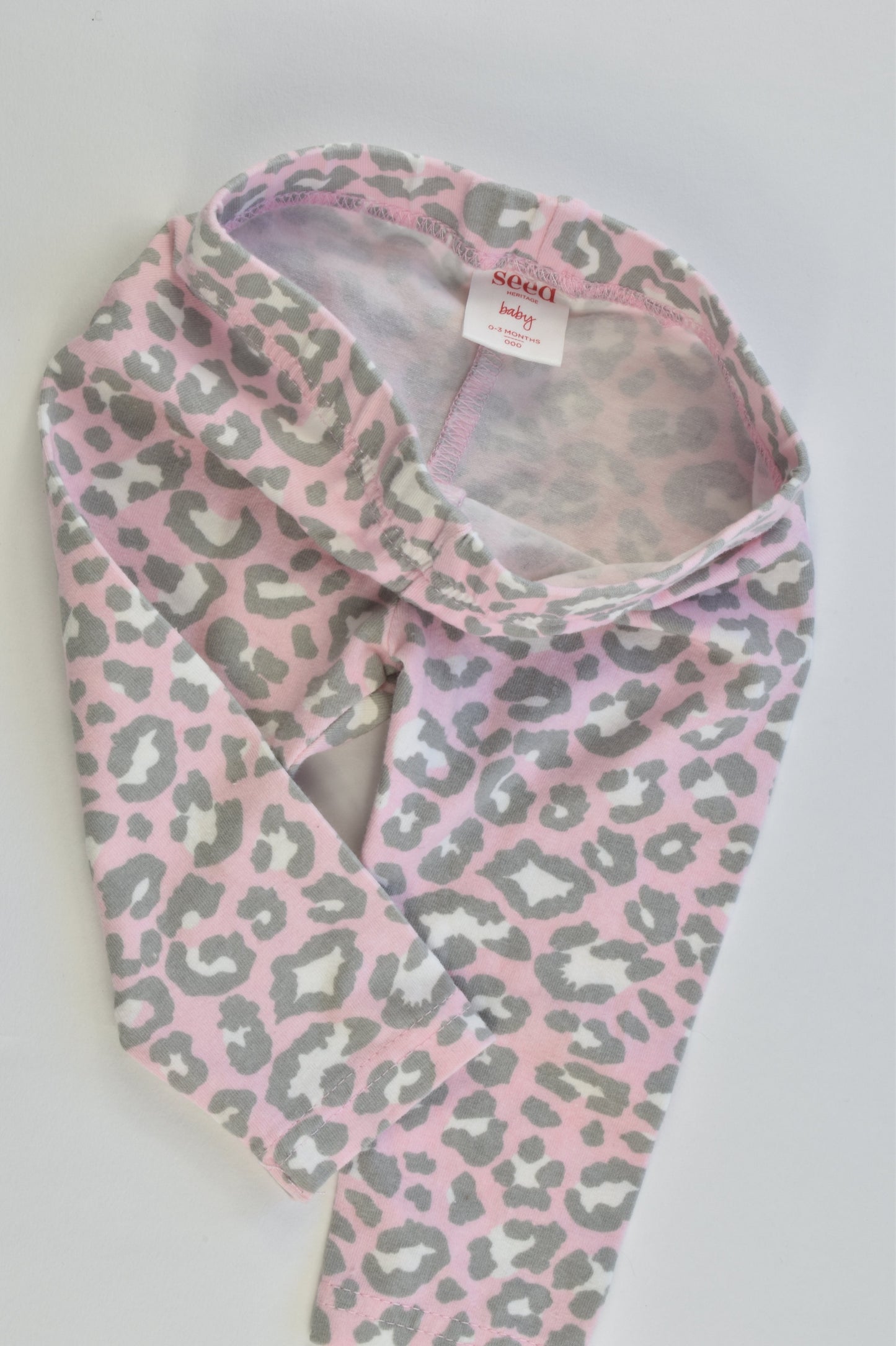Seed Heitage Size 000 (0-3 months) Leopard Print Leggings