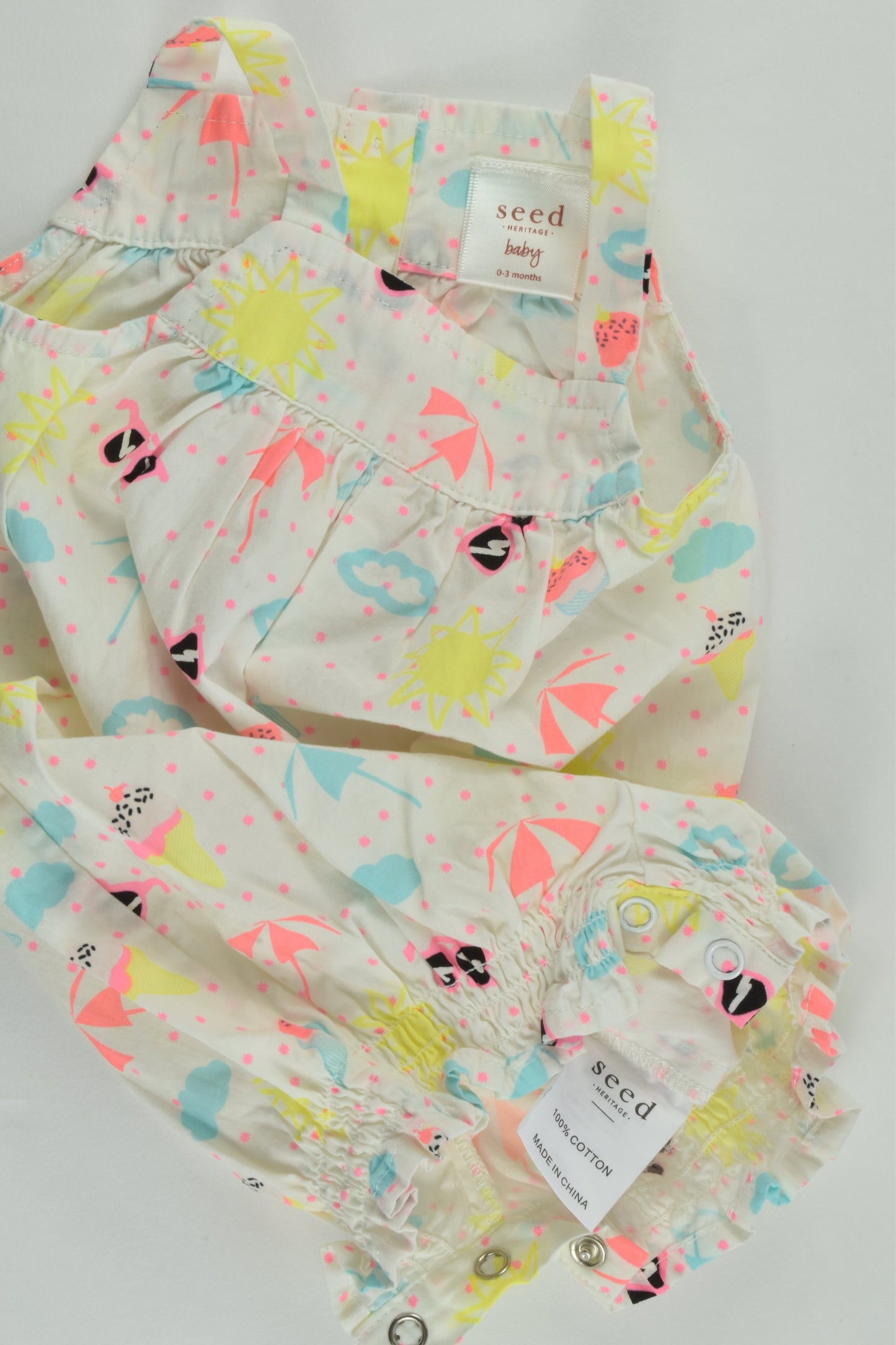 Seed Heitage Size 000 (0-3 months) Summer Romper