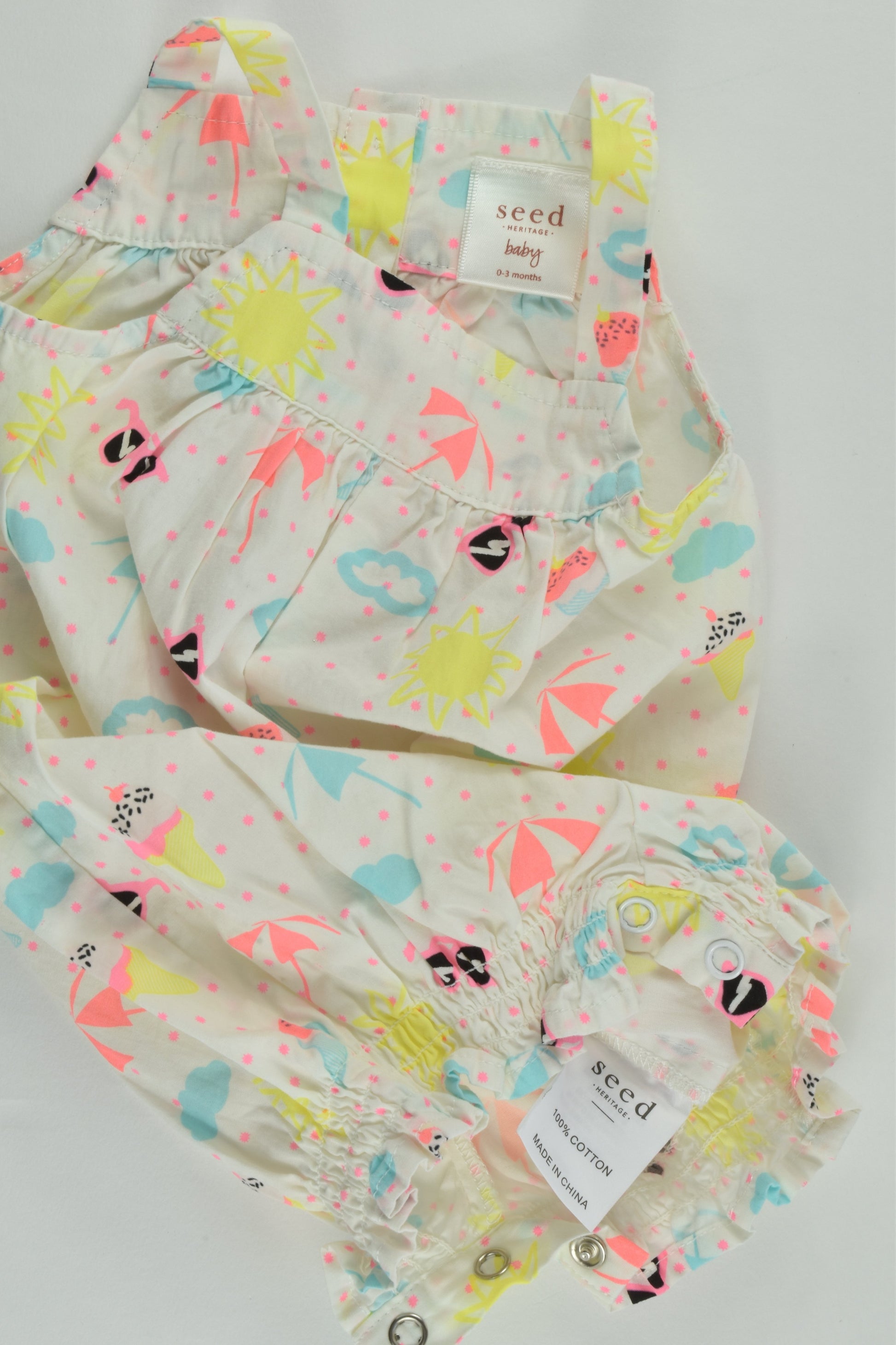 Seed Heitage Size 000 (0-3 months) Summer Romper