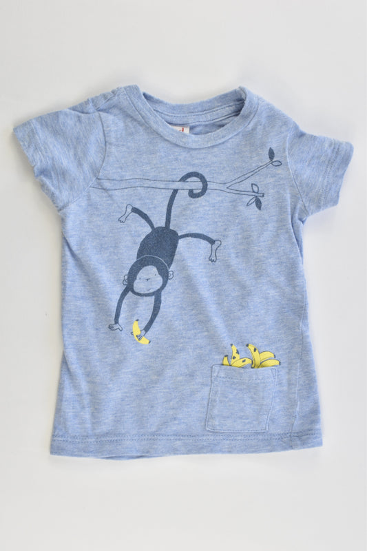 Seed Heritage Size 0-3 months (000) Monkey and Bananas T-shirt