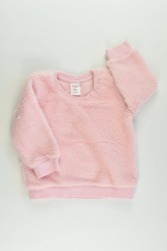 Seed Heritage Size 0 (6-12 months) Fluffy Jumper