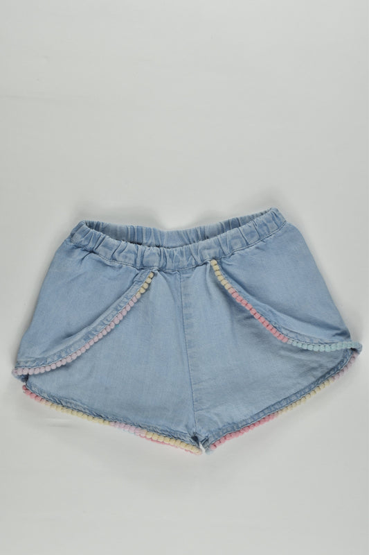 Seed Heritage Size 0 (6-12 months) Lightweight Denim Shorts