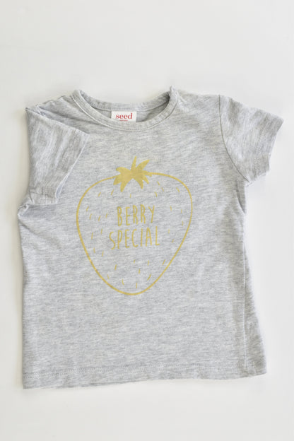 Seed Heritage Size 00 (3-6 months) 'Berry Special' T-shirt
