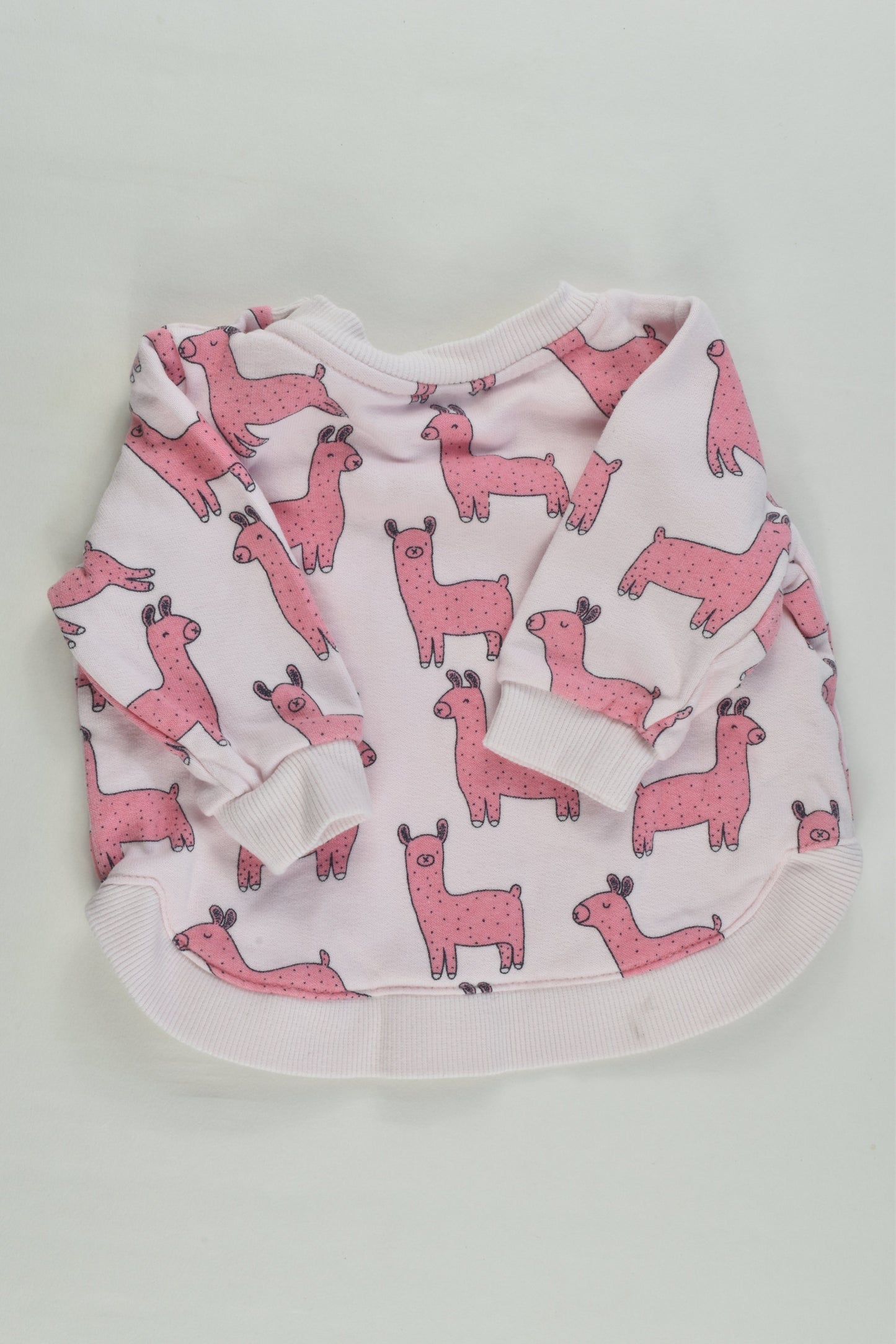 Seed Heritage Size 000 (0-3 months) Llama Sweater