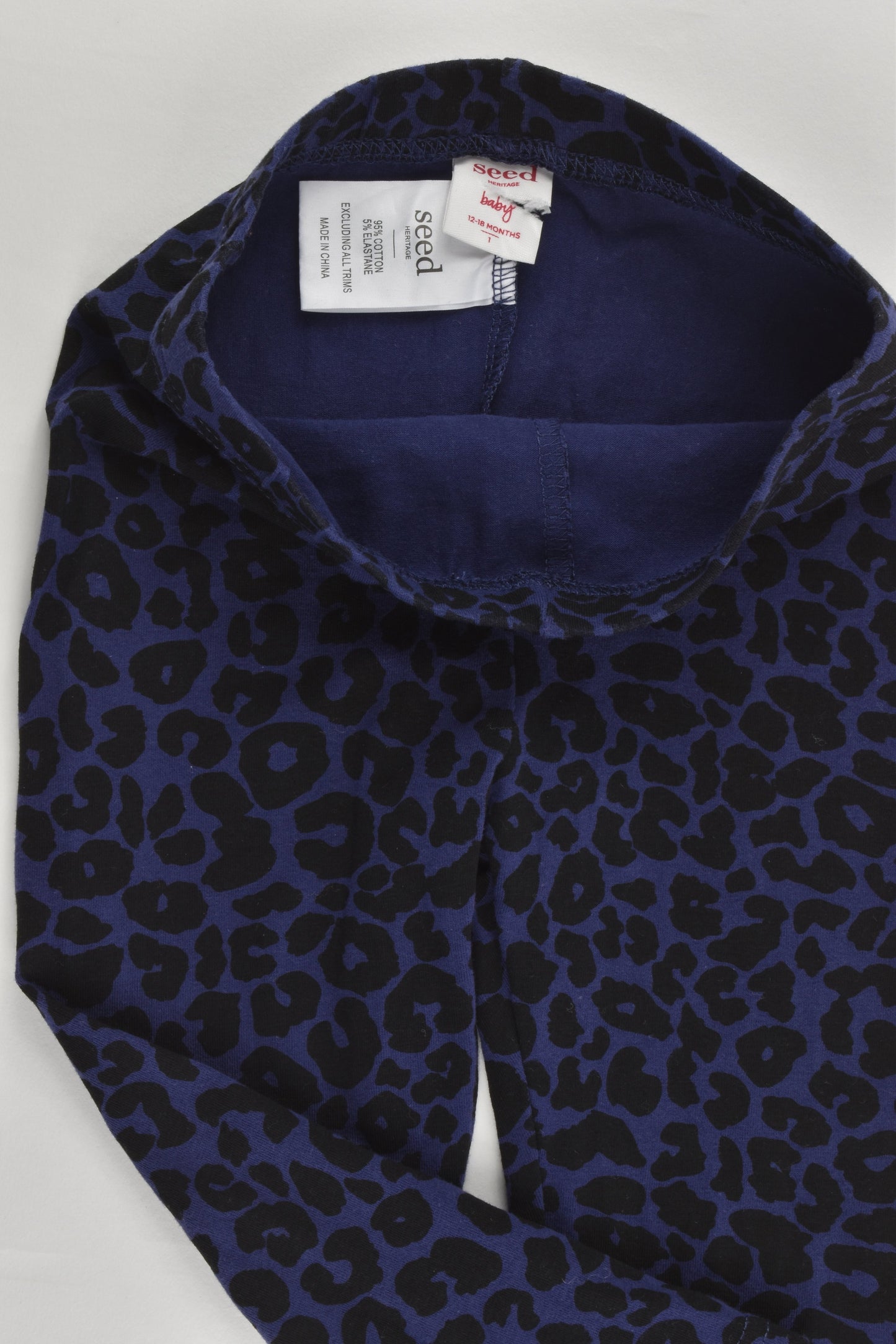 Seed Heritage Size 1 (12-18 months) Leopard Leggings