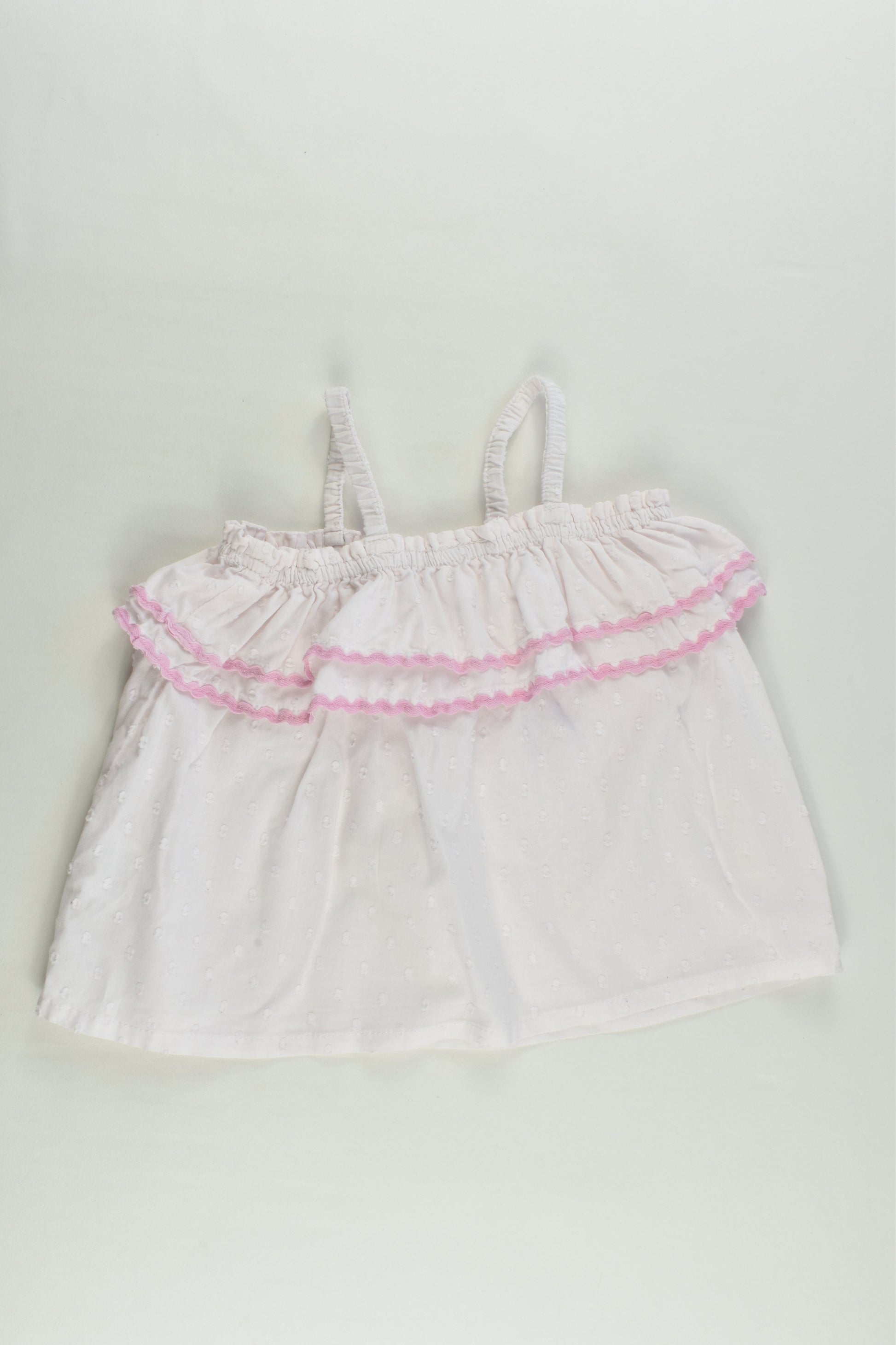 Seed Heritage Size 1 (12-18 months) Ruffle Top