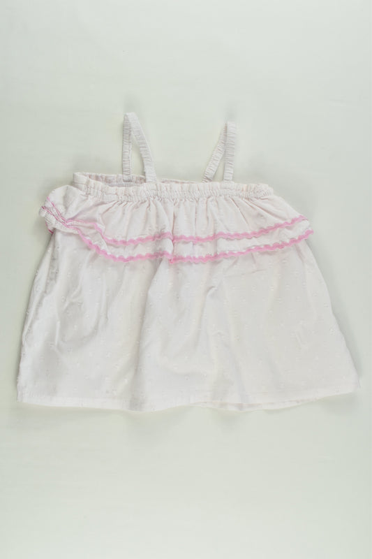 Seed Heritage Size 1 (12-18 months) Ruffle Top