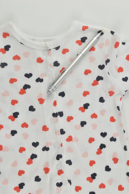 Seed Heritage Size 1-2 Love Hearts Romper