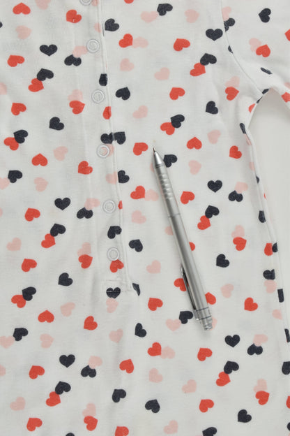 Seed Heritage Size 1-2 Love Hearts Romper