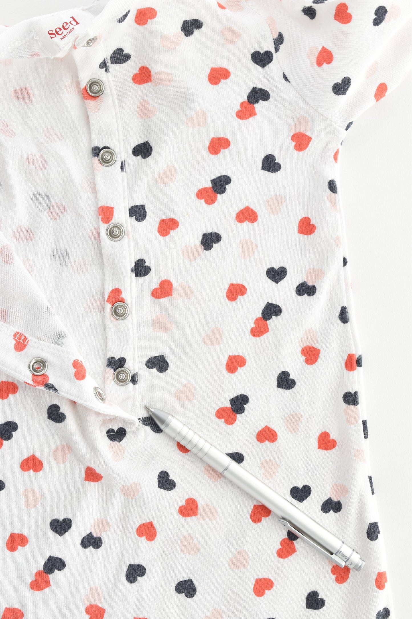 Seed Heritage Size 1-2 Love Hearts Romper