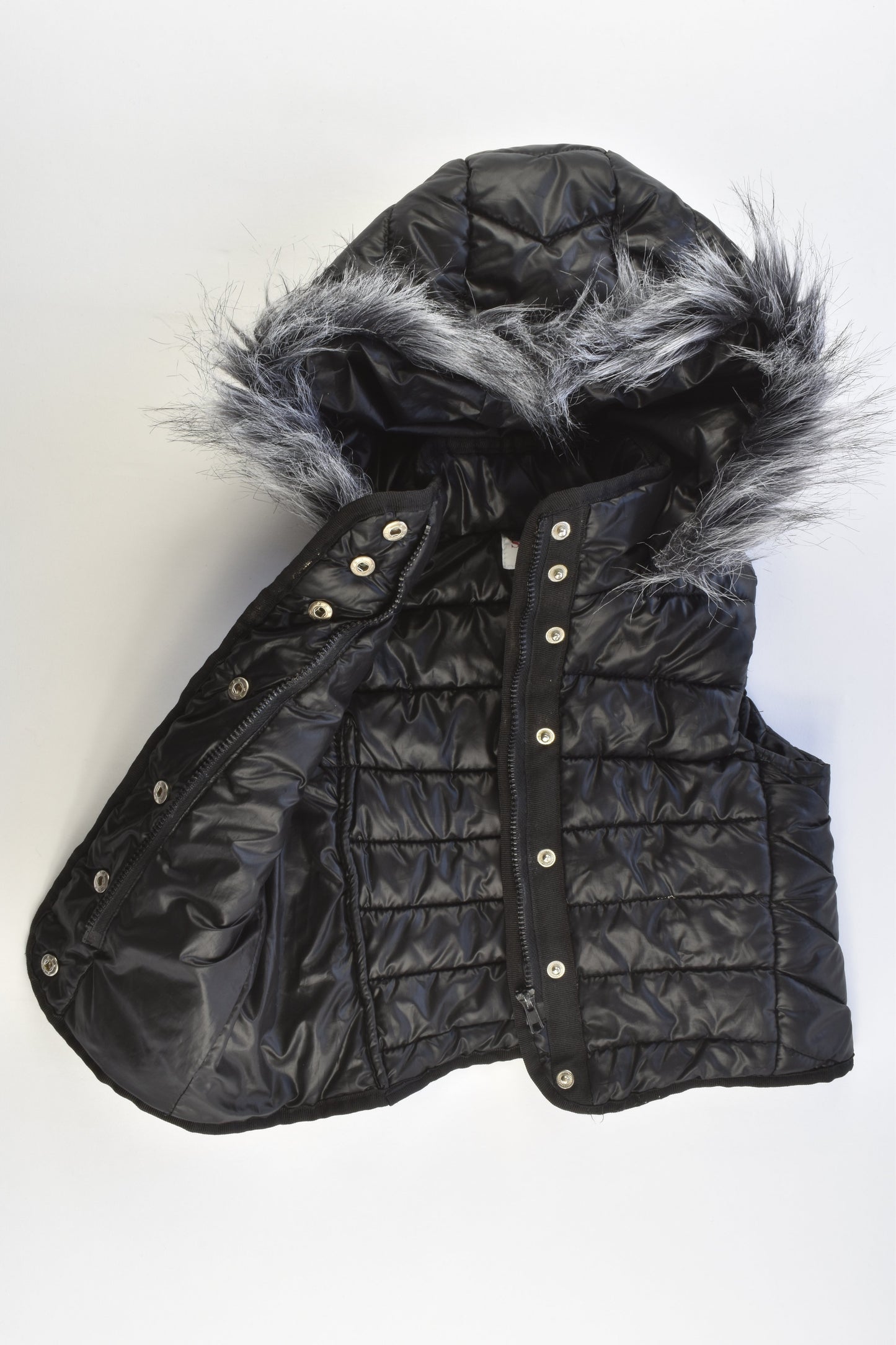 Seed Heritage Size 1-2 Warm Hooded Puffer Vest