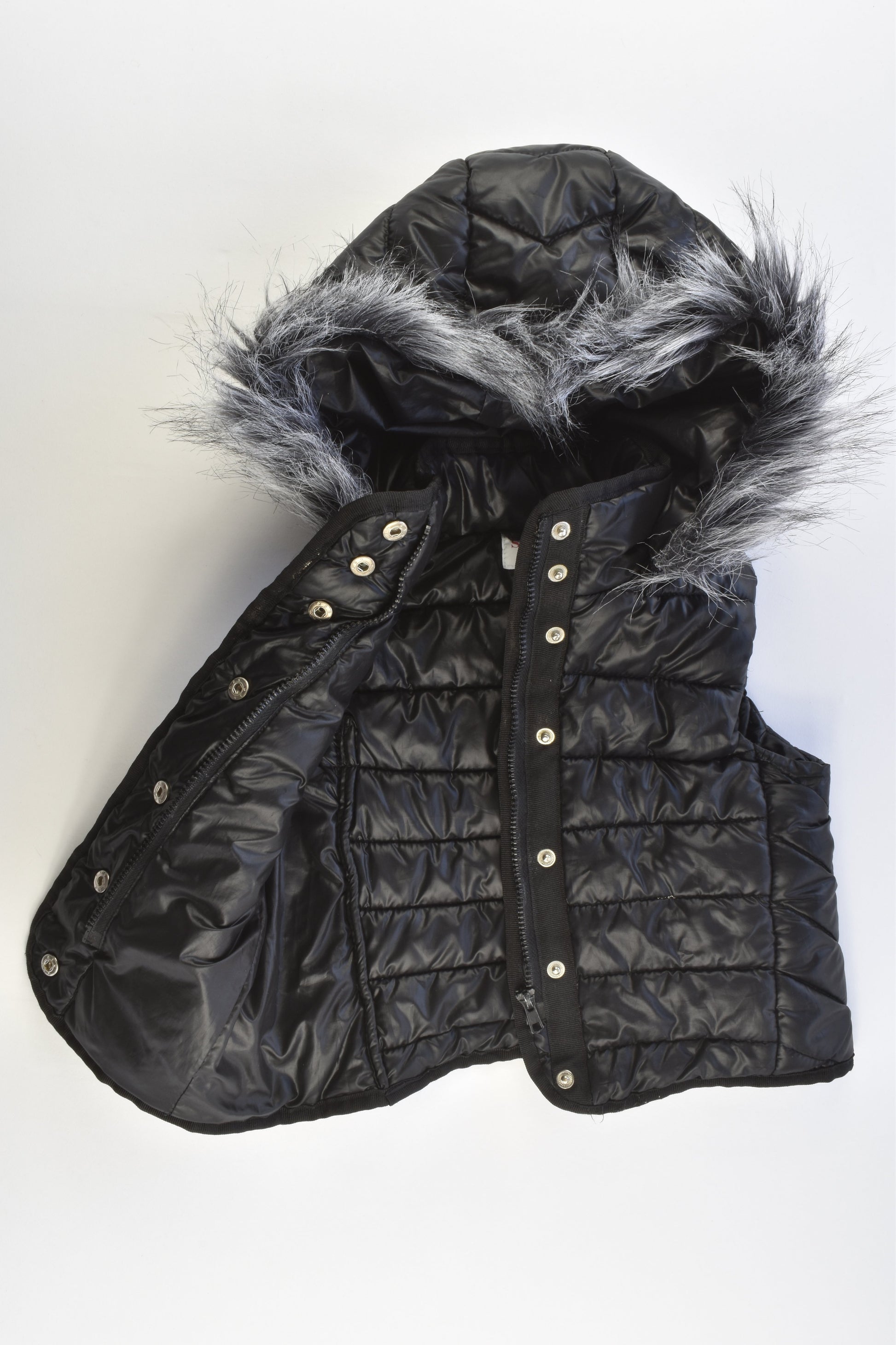 Seed Heritage Size 1-2 Warm Hooded Puffer Vest