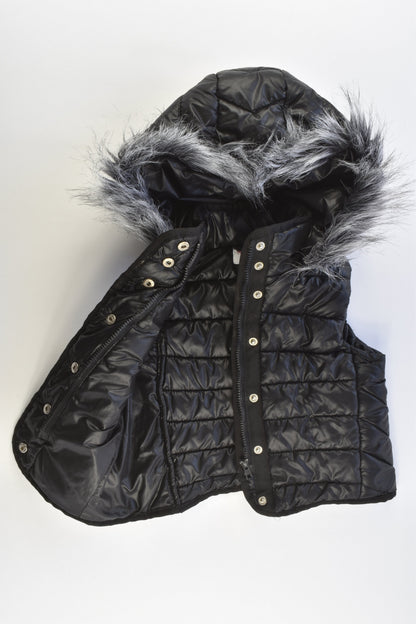 Seed Heritage Size 1-2 Warm Hooded Puffer Vest