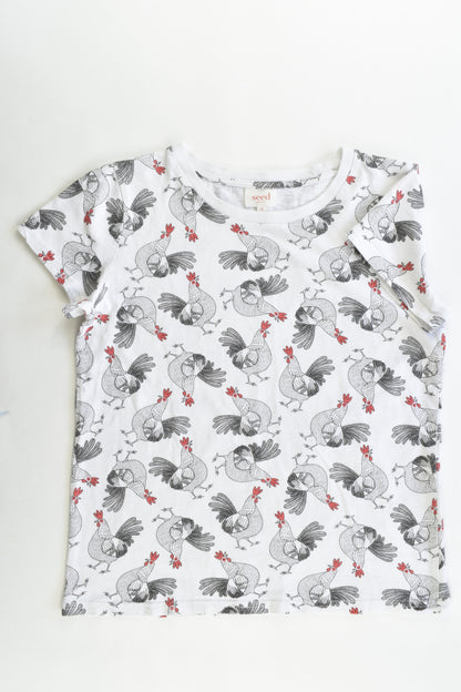 Seed Heritage Size 10 Roosters T-shirt