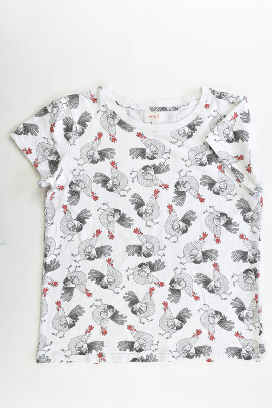 Seed Heritage Size 10 Roosters T-shirt