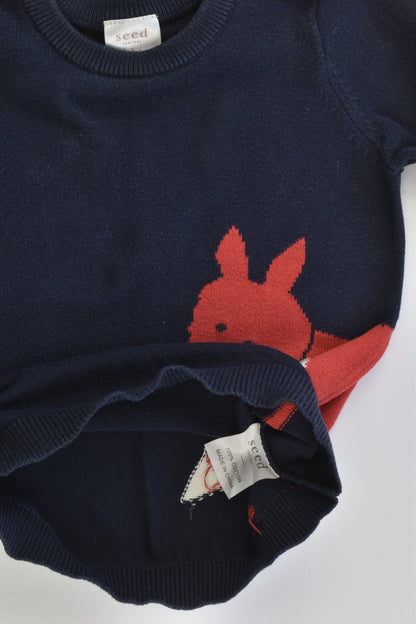 Seed Heritage Size 12-18 months (1) Fox Knitted Jumper