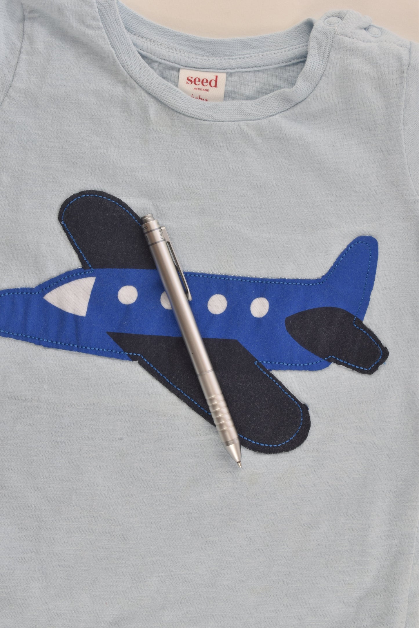 Seed Heritage Size 2 (18-24 months) Plane T-shirt