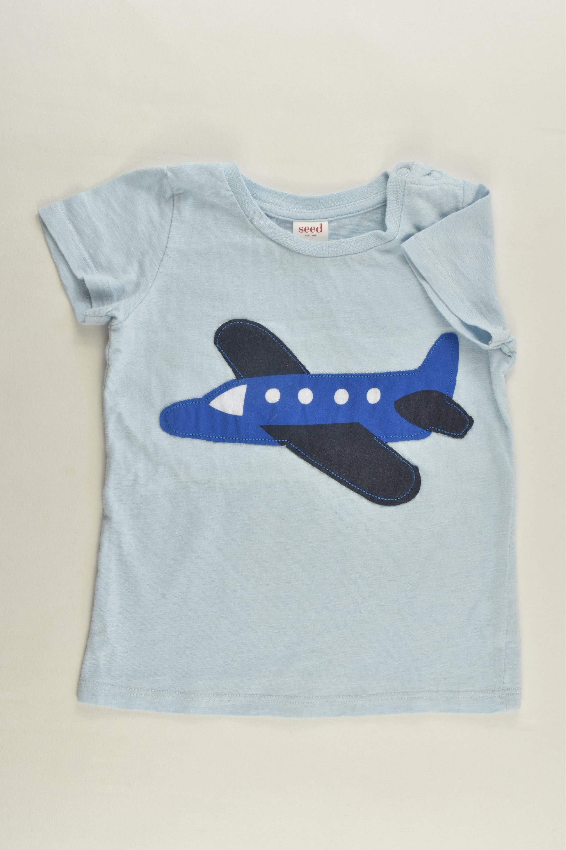 Seed Heritage Size 2 (18-24 months) Plane T-shirt