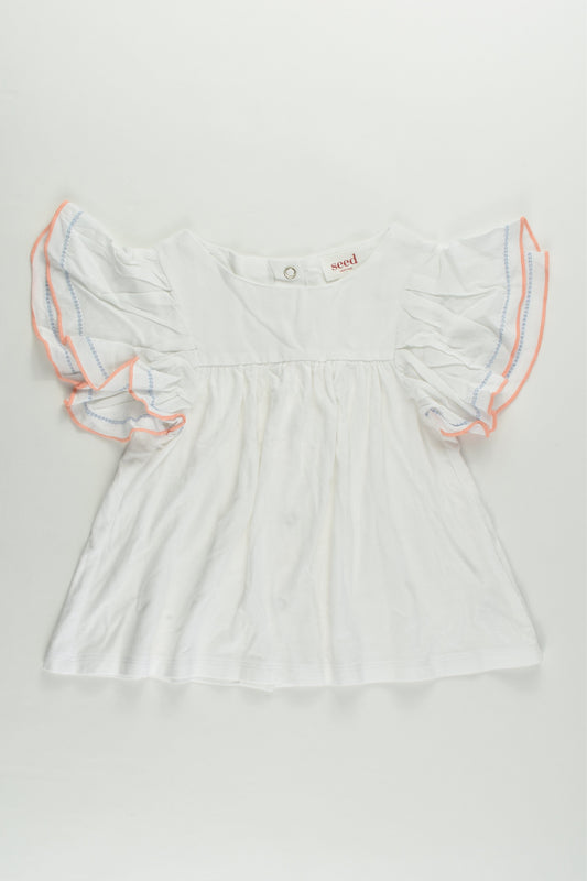 Seed Heritage Size 2 Frill Blouse