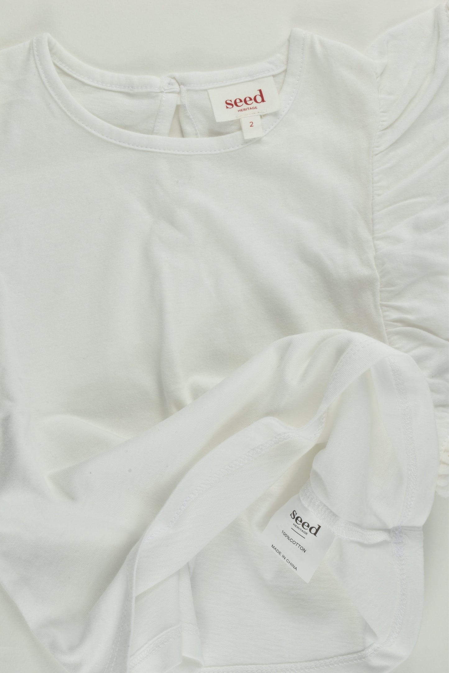 Seed Heritage Size 2 Frill Tee