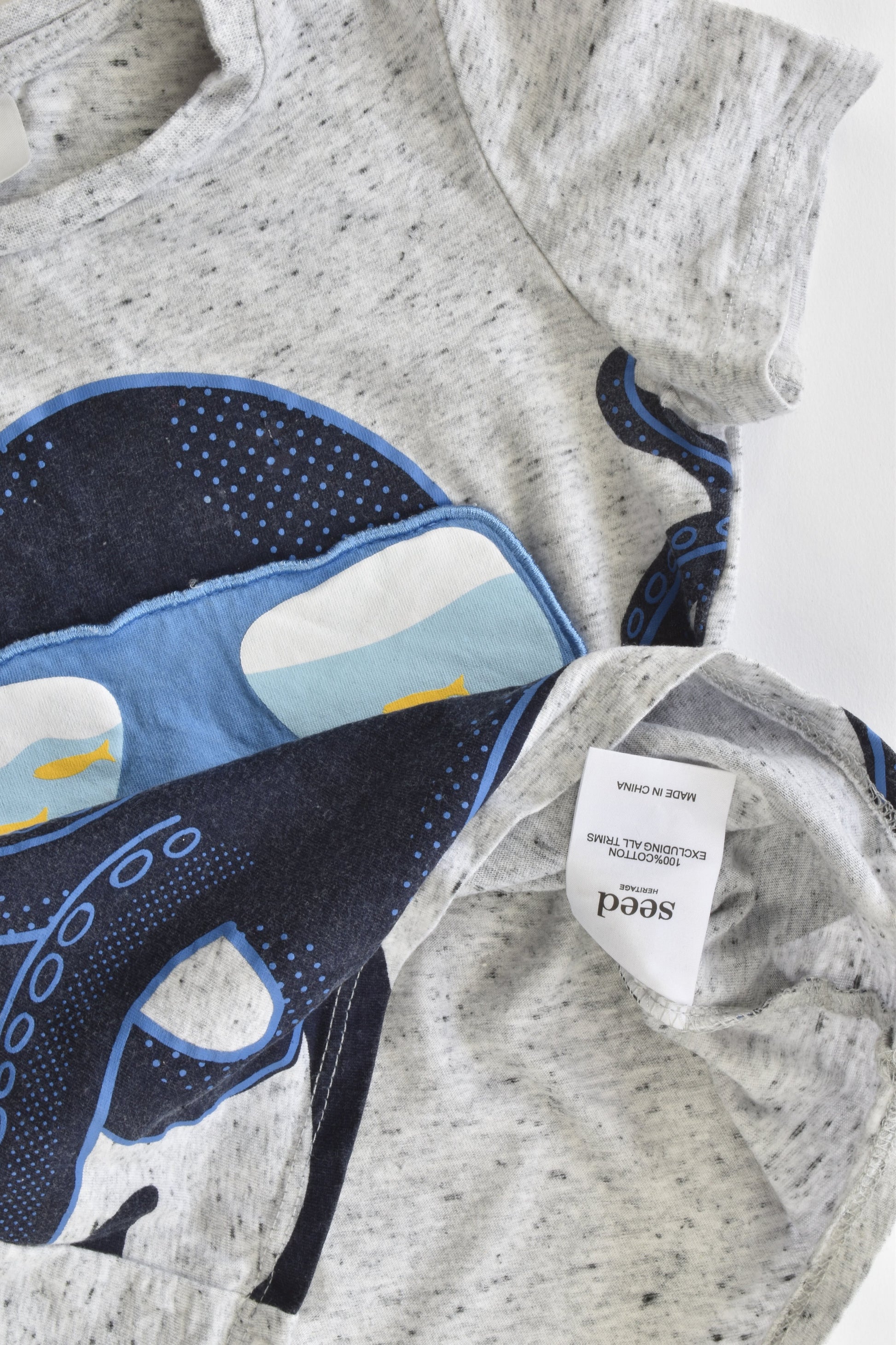 Seed Heritage Size 2 Octopus T-shirt
