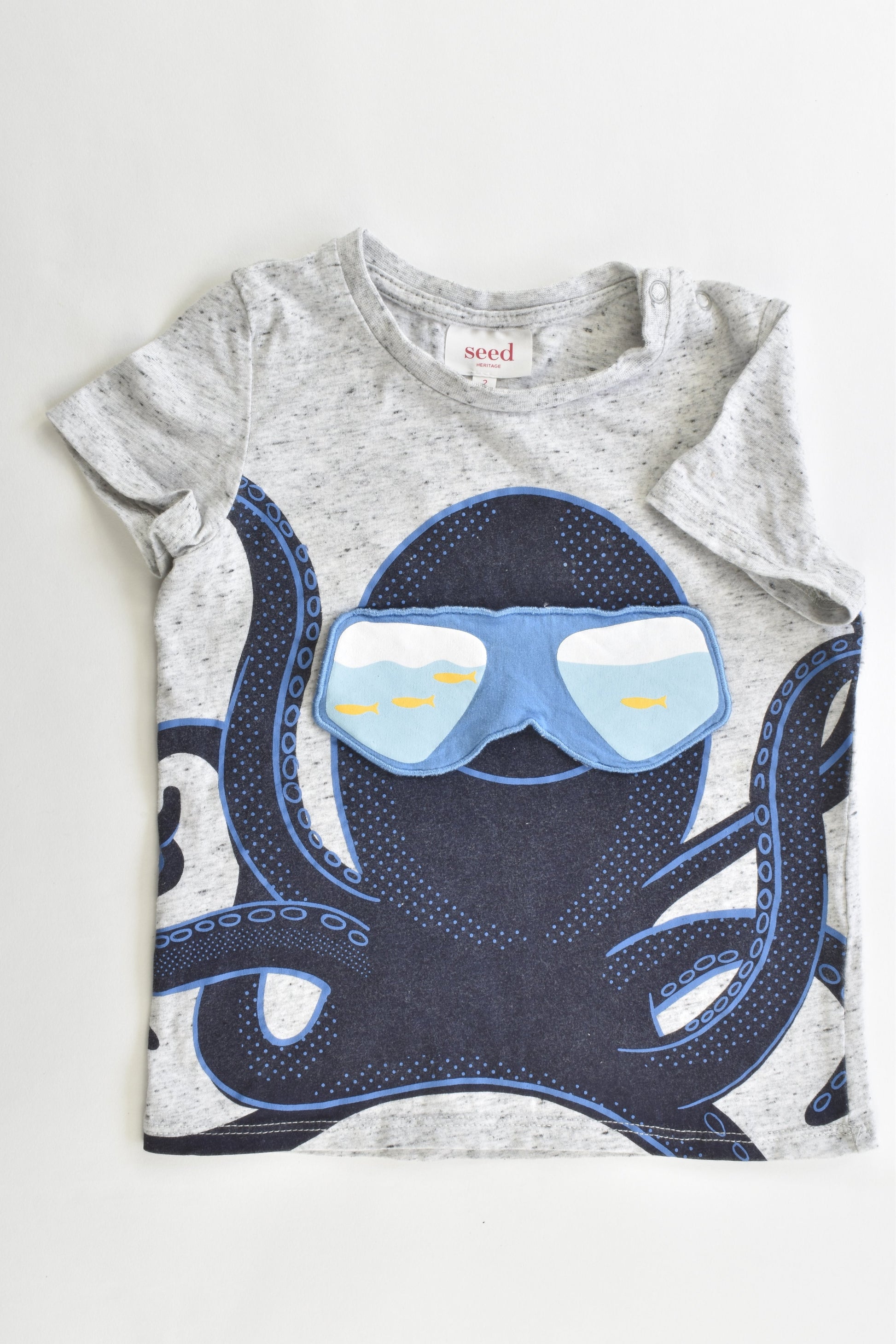 Seed Heritage Size 2 Octopus T-shirt