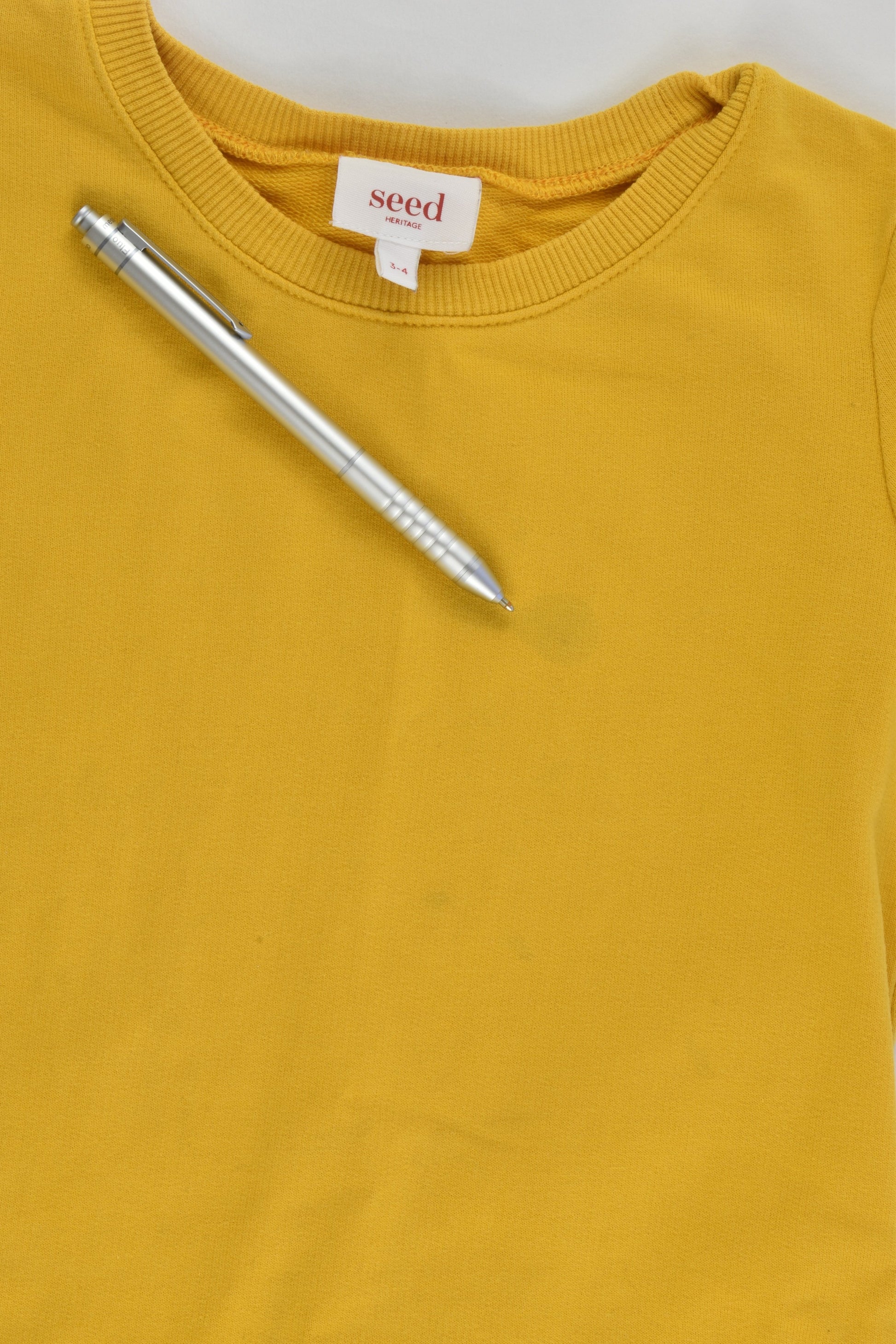 Seed Heritage Size 3-4 Mustard Sweater Dress