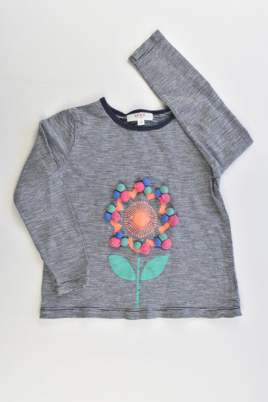 Seed Heritage Size 3-4 Pom Pom Flower Top