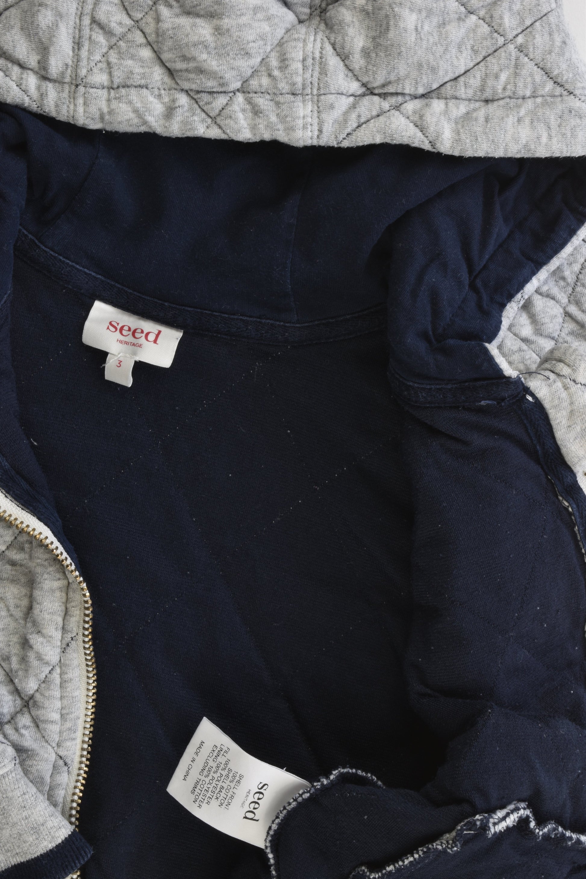Seed Heritage Size 3 Hooded Jumper
