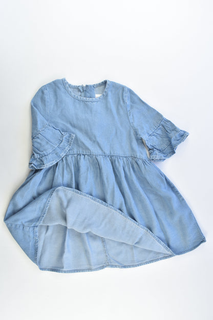 Seed Heritage Size 3 Lightweight Denim Dress/Tunic