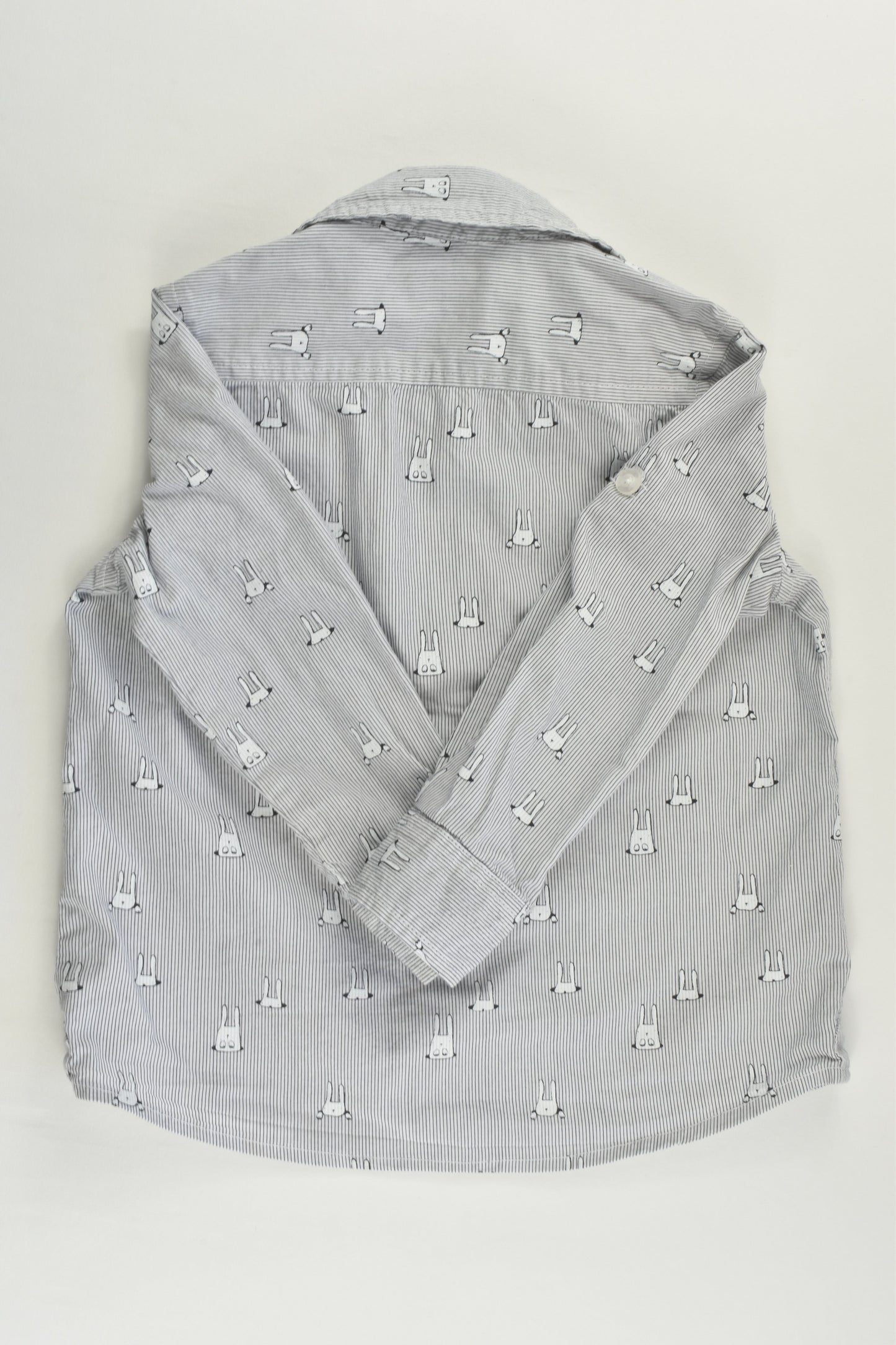 Seed Heritage Size 3 Rabbits Collared Shirt