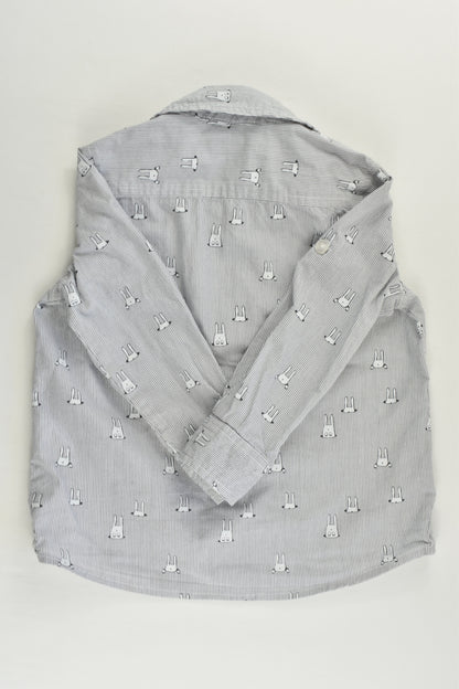 Seed Heritage Size 3 Rabbits Collared Shirt