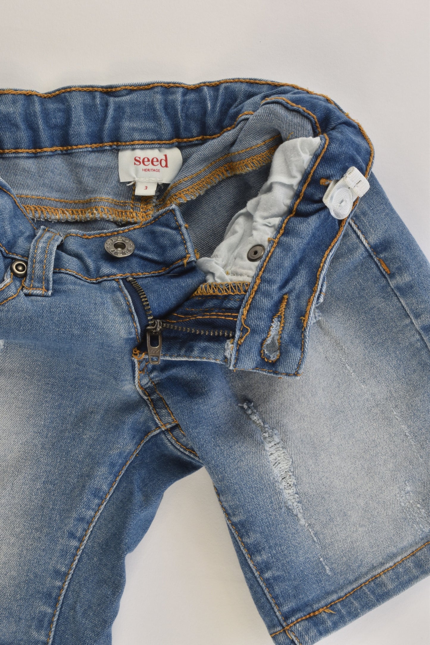 Seed Heritage Size 3 Stretchy Denim Shorts