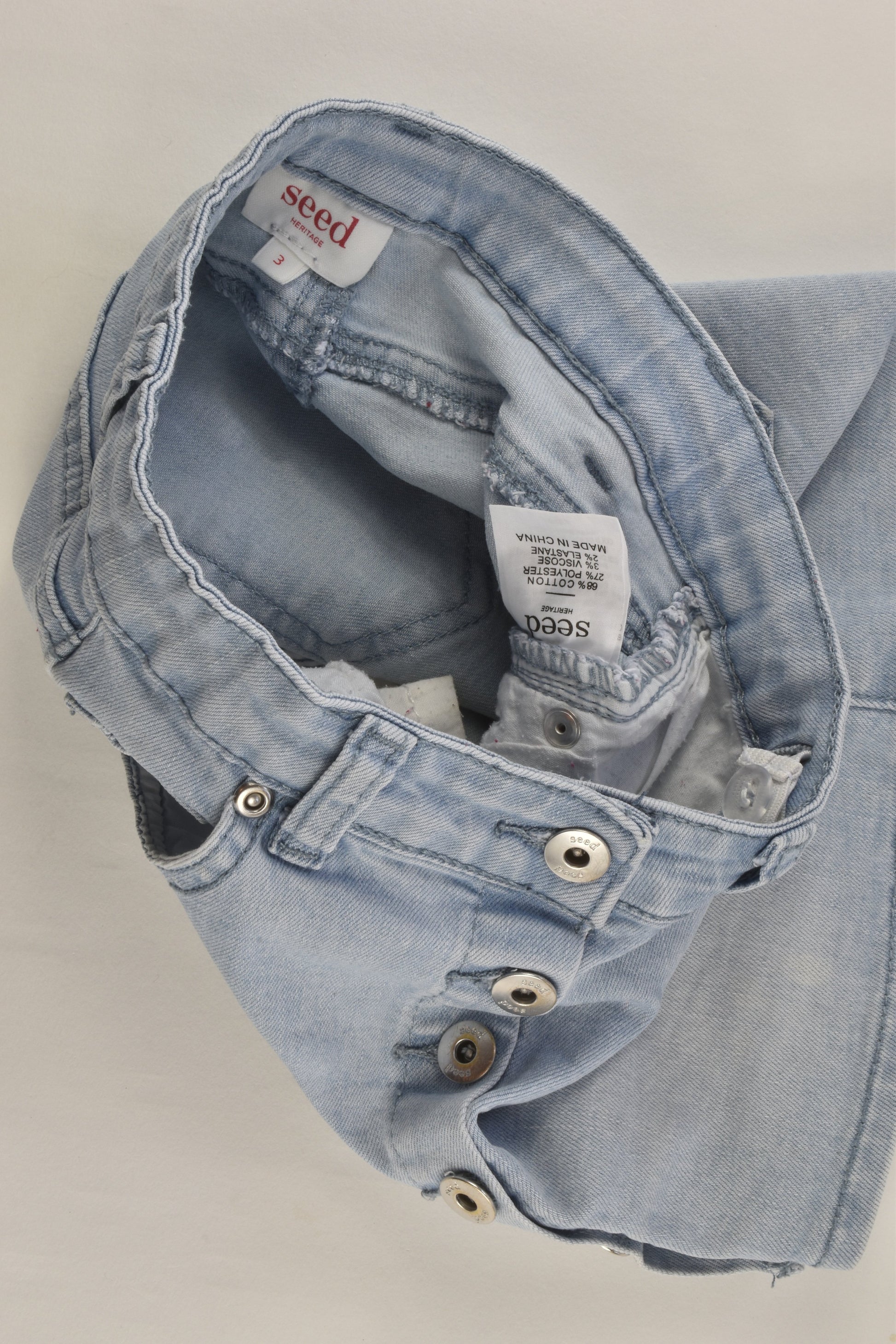 Seed Heritage Size 3 Stretchy Denim Skirt