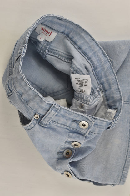 Seed Heritage Size 3 Stretchy Denim Skirt