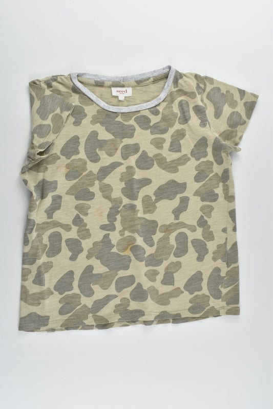 Seed Heritage Size 4-5 Camoflage T-shirt