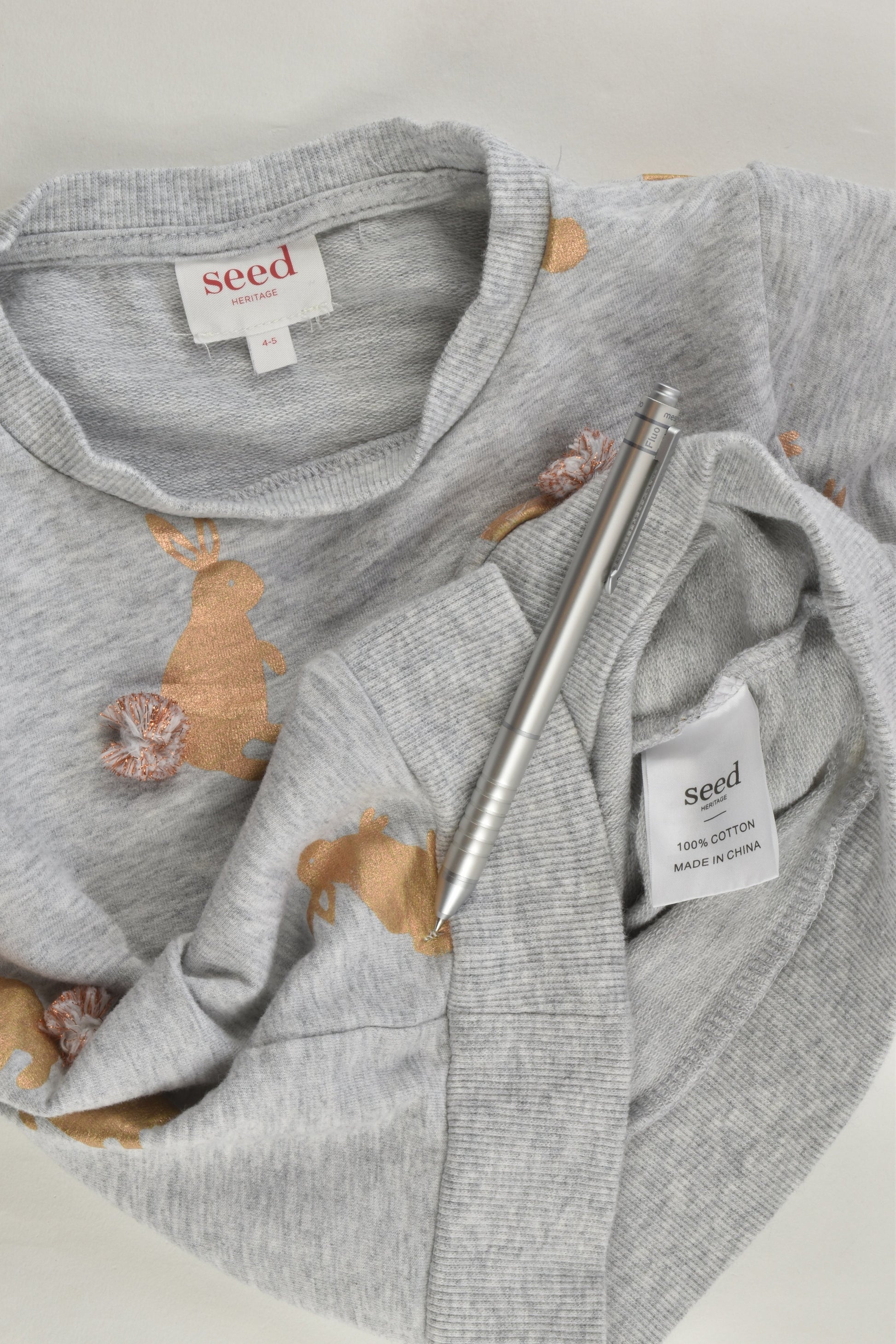Seed Heritage Size 4-5 Rabbit Sweater