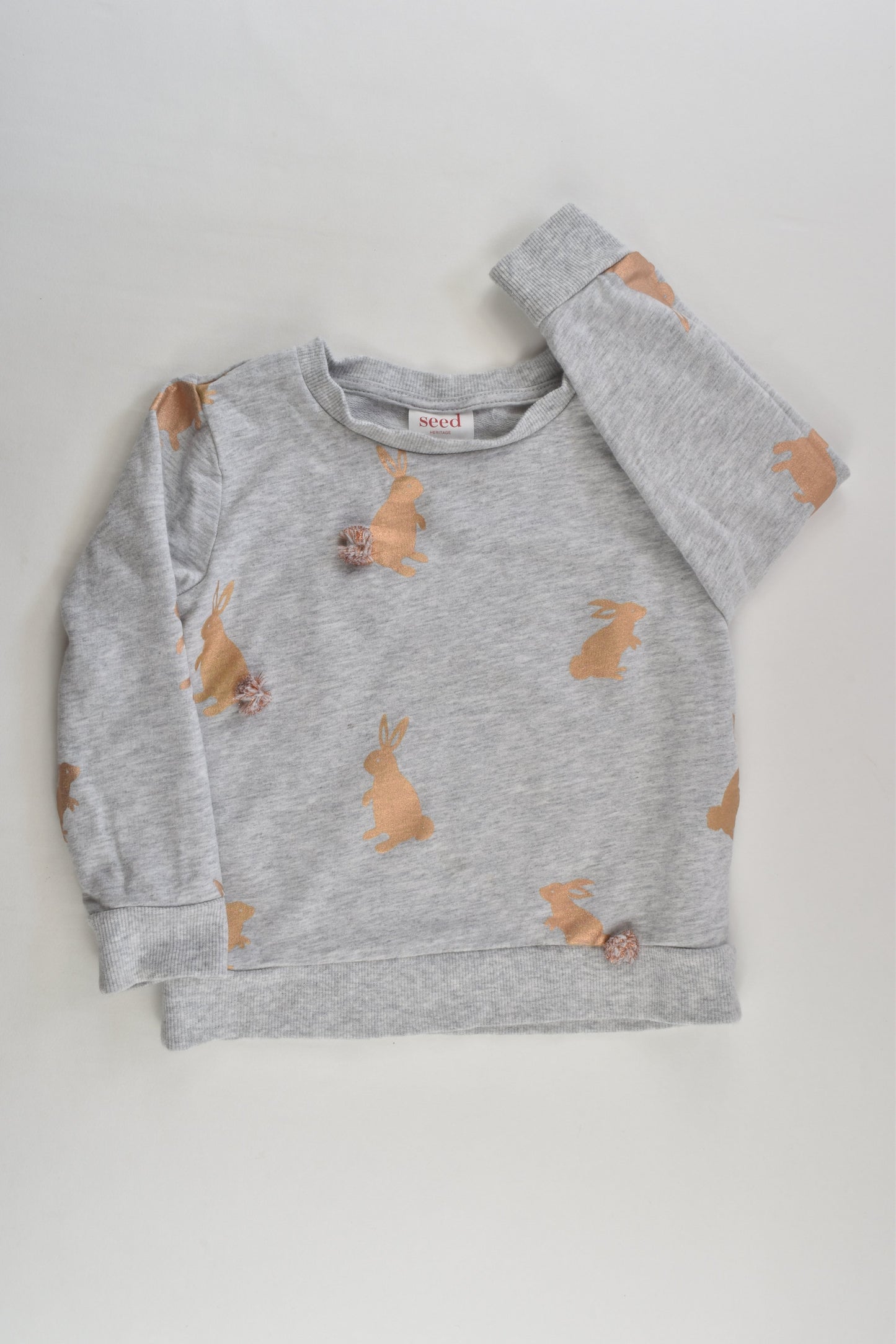 Seed Heritage Size 4-5 Rabbit Sweater