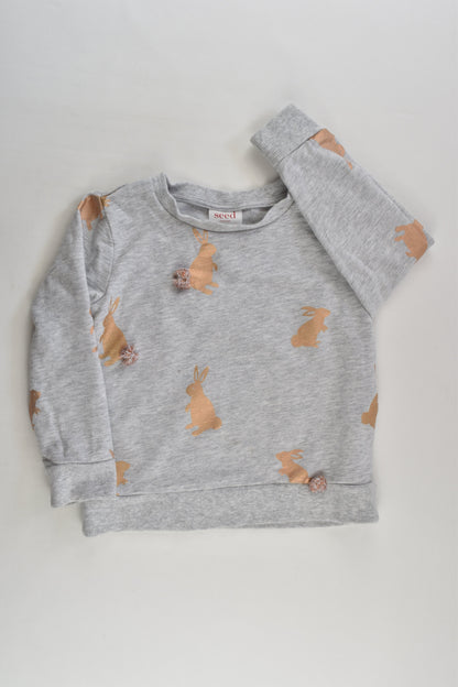 Seed Heritage Size 4-5 Rabbit Sweater