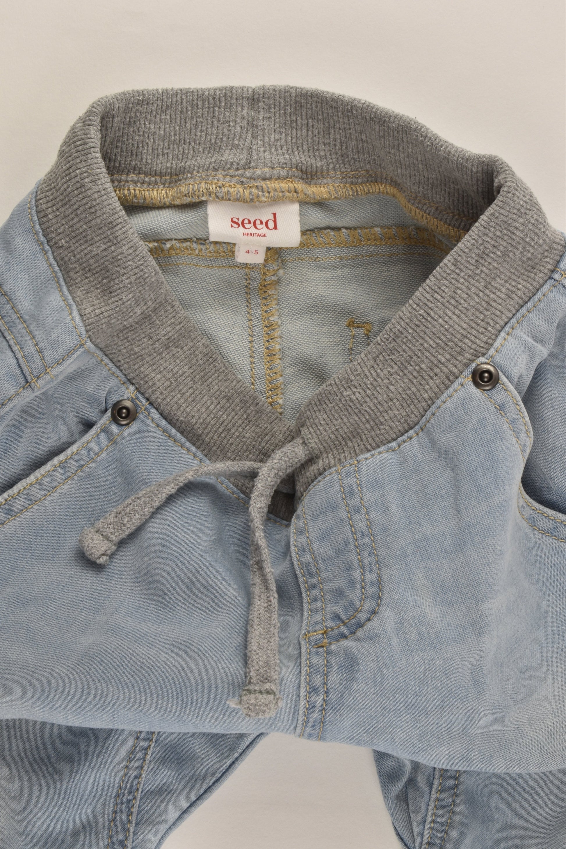 Seed Heritage Size 4-5 Stretchy Baggy Denim Pants
