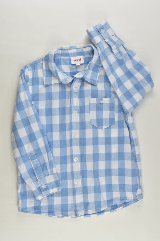 Seed Heritage Size 4 Checked Shirt