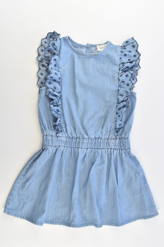 Seed Heritage Size 4 Lightweight Denim Dress