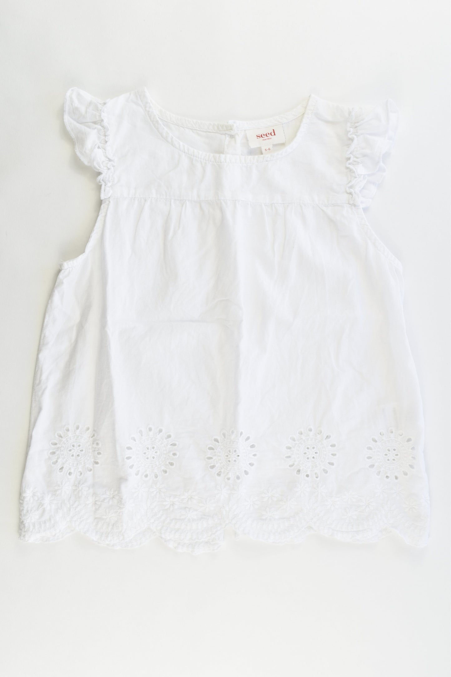 Seed Heritage Size 5-6 Lace Shirt