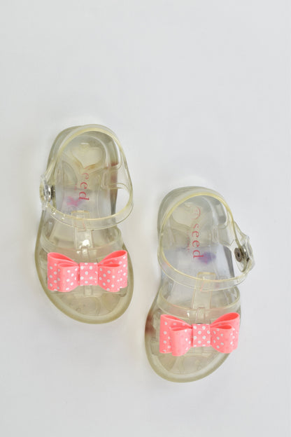Seed Heritage Size 5 Jelly Sandals with Bows